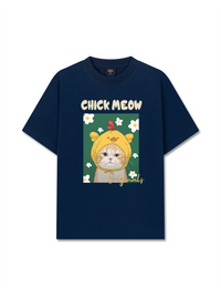 Áo Thun Relaxed Fit Chick Meow