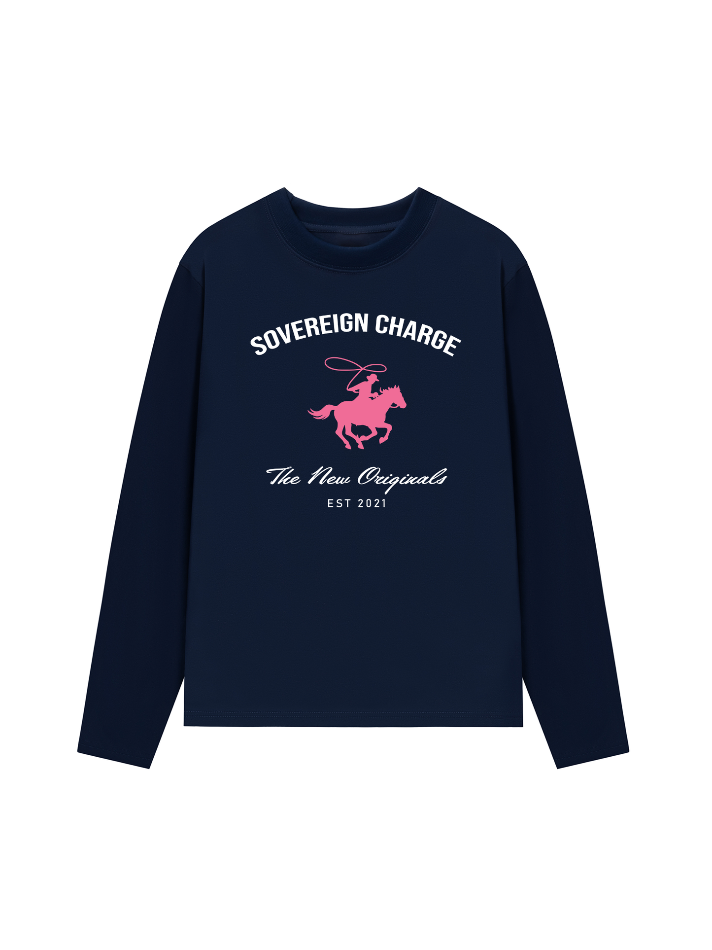 Áo Thun Dài Tay SOVERREIGN CHARGE PINK HORSE