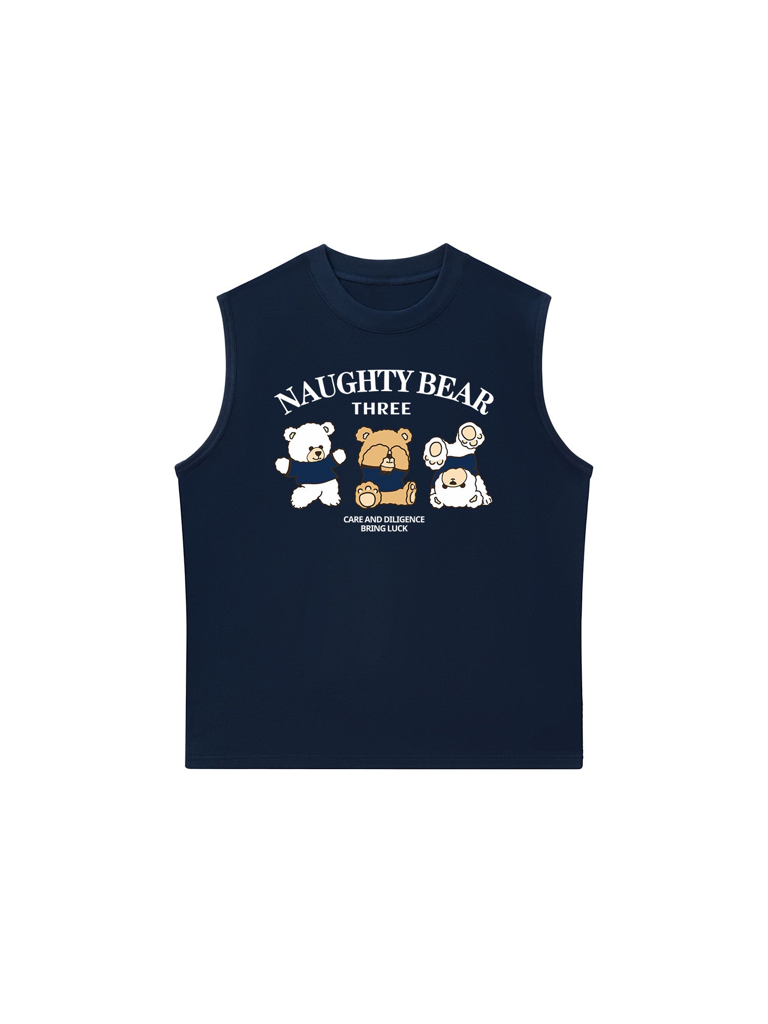 Áo Ba Lỗ Relaxed Fit Naughty Bear Three