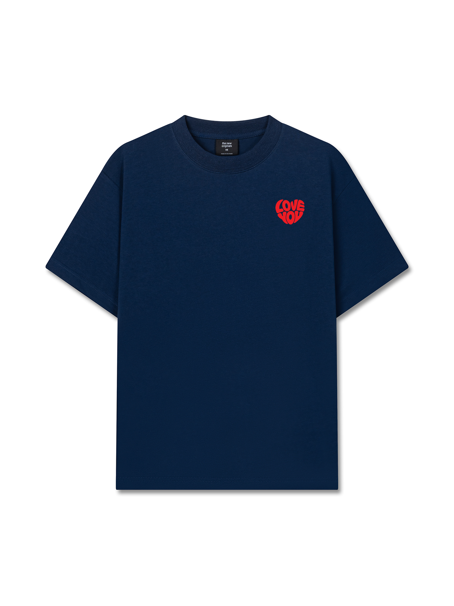 Áo Thun Relaxed Fit Love You Typography