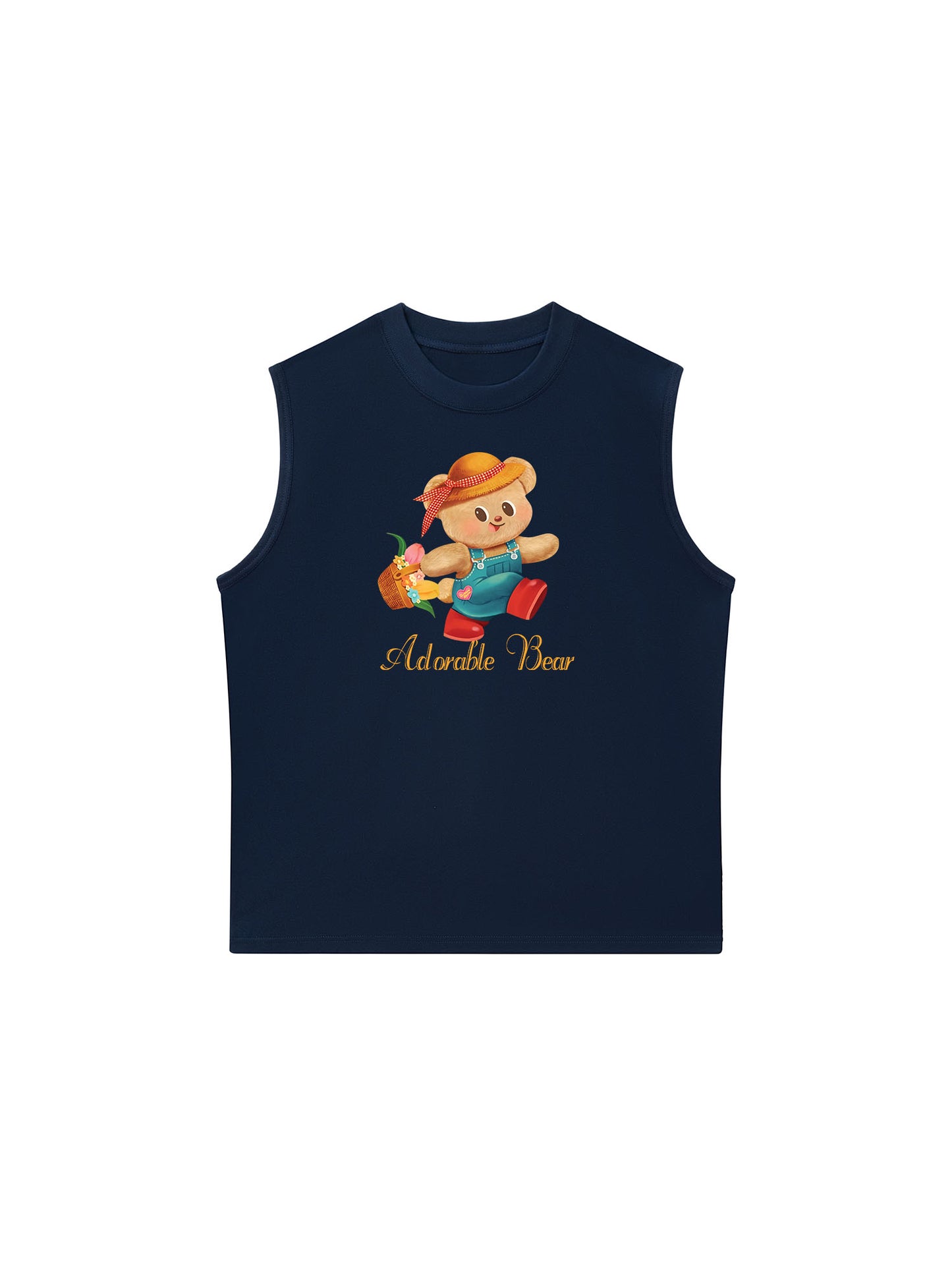 Áo Ba Lỗ Relaxed Fit Adorable Bear