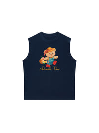 Áo Ba Lỗ Relaxed Fit Adorable Bear
