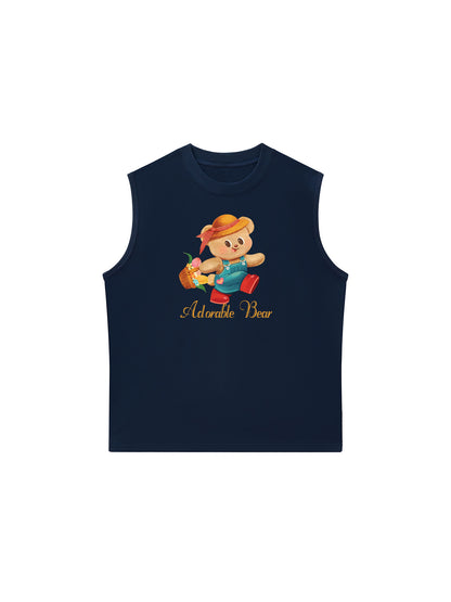 Áo Ba Lỗ Relaxed Fit Adorable Bear