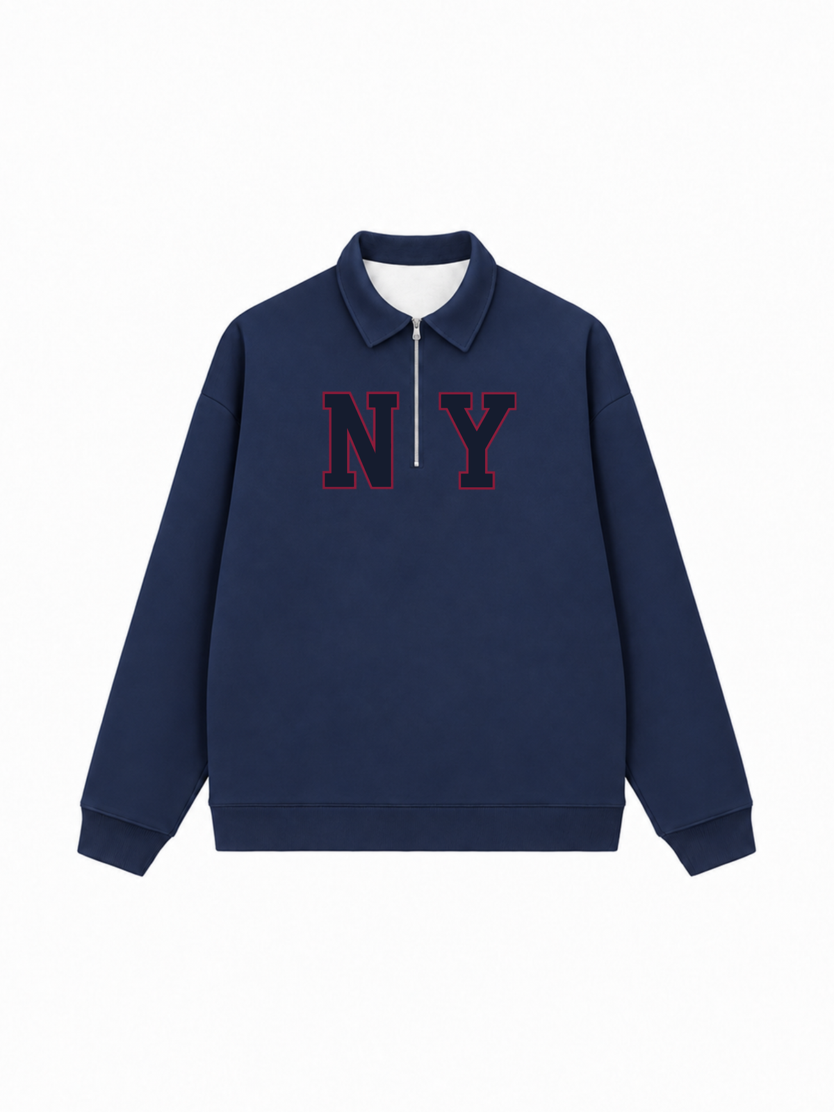 Áo Sweater Polo Nỉ Hai Da NY