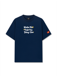 Áo Thun Relaxed Fit Khiêm Tốn, Thật Thà, Dũng Cảm