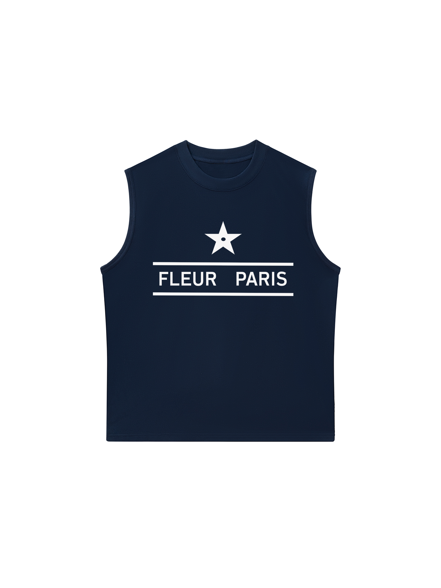 Áo Ba Lỗ Relaxed Fit FLEUR PARIS