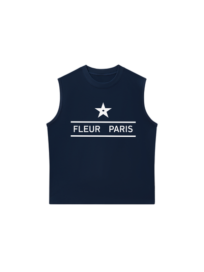 Áo Ba Lỗ Relaxed Fit FLEUR PARIS
