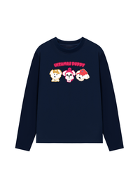Áo Thun Dài Tay Animal Mood Viatmin Puppy