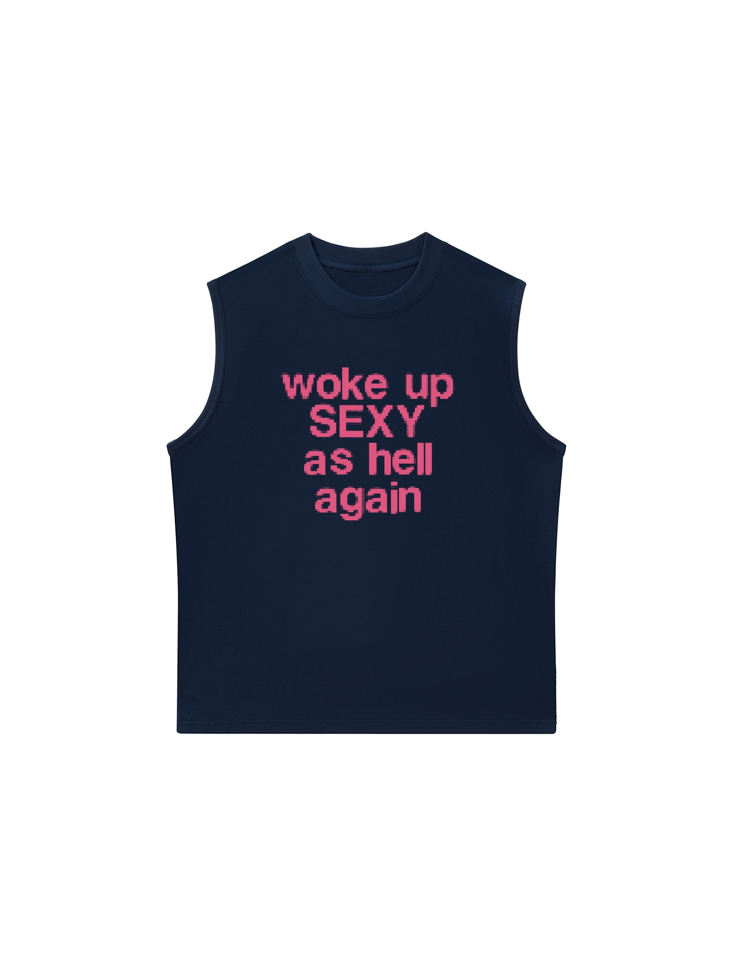 Áo Ba Lỗ Relaxed Fit Life Vibe Woke Up