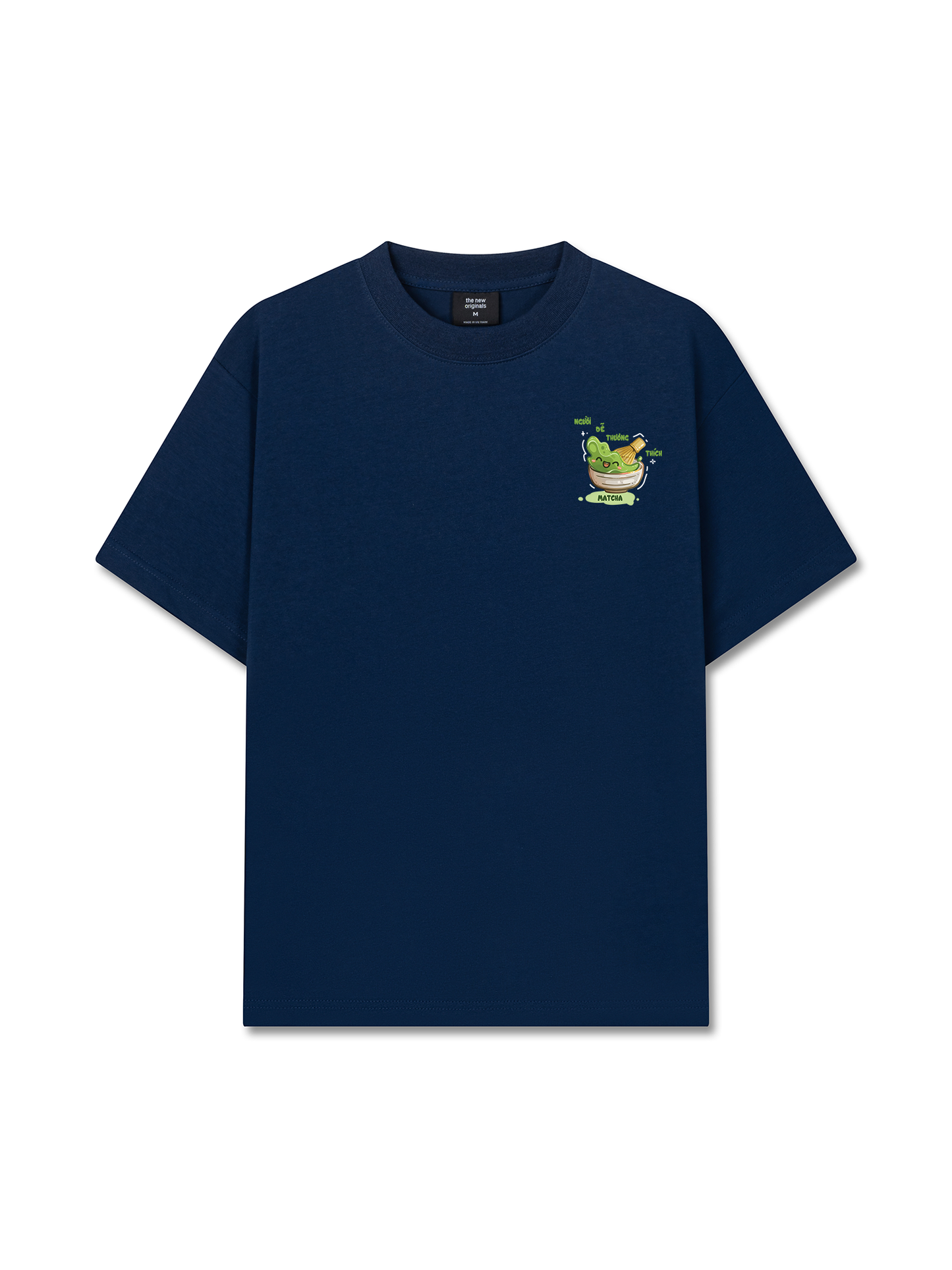 Áo Thun Relaxed Fit Người Dễ Thương Thích Matcha