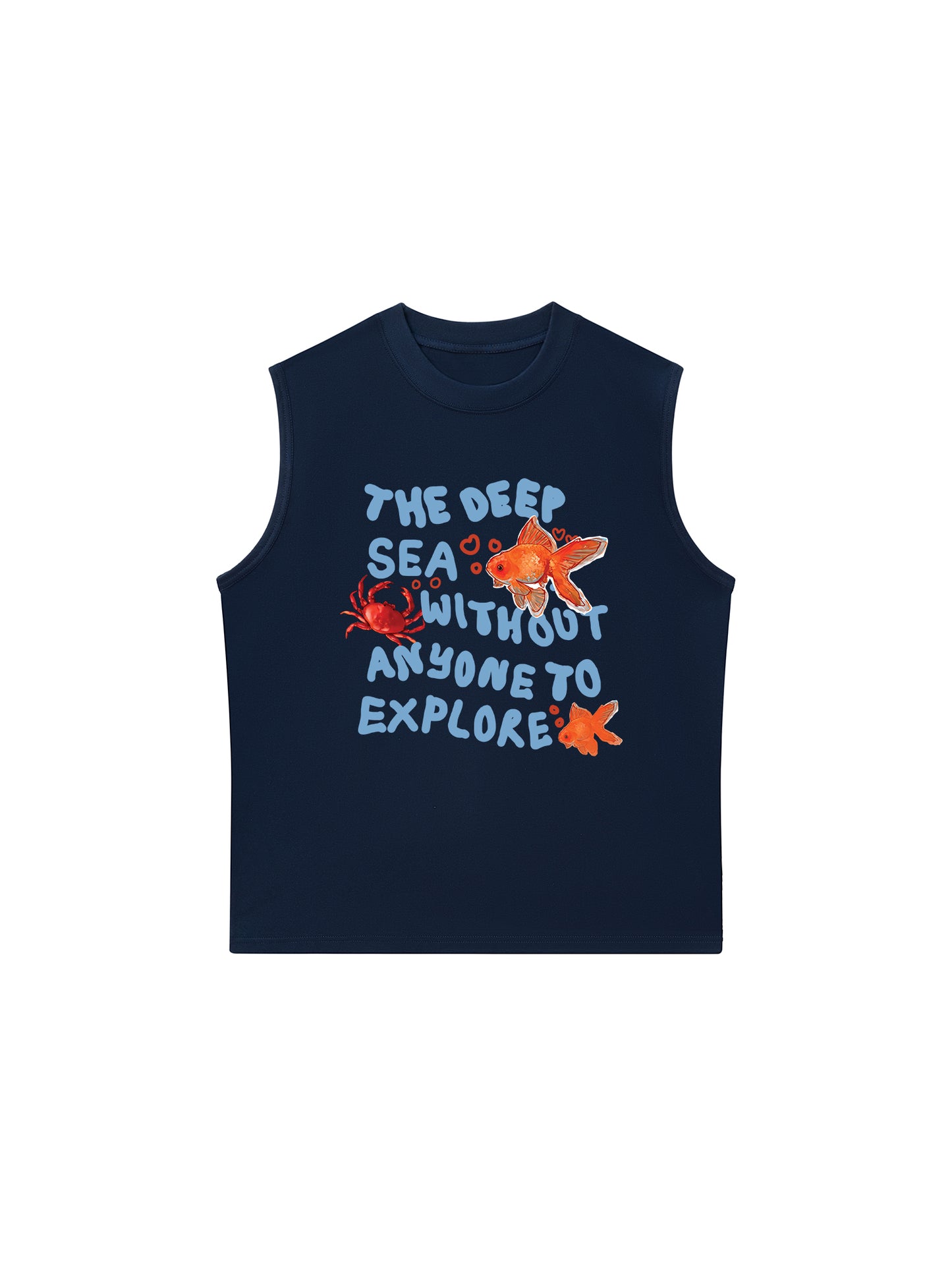 Áo Ba Lỗ Relaxed Fit Ocean The Deep Sea