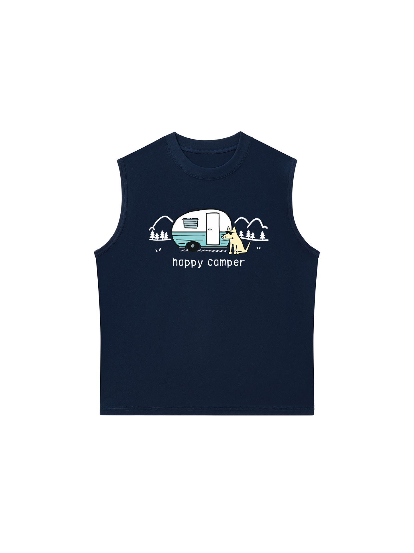 Áo Ba Lỗ Relaxed Fit Go Outside Happy Camper