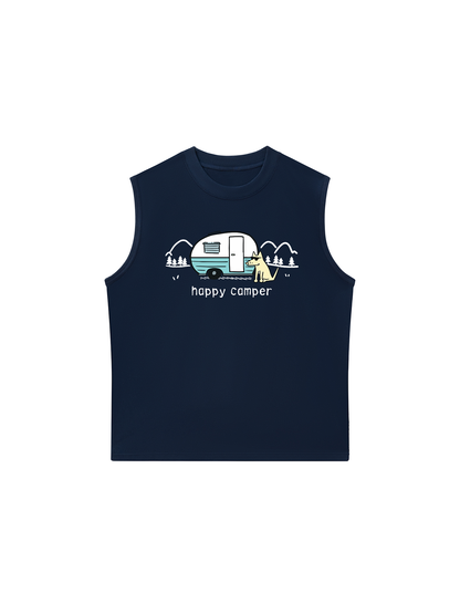 Áo Ba Lỗ Relaxed Fit Go Outside Happy Camper