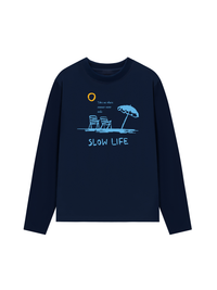 Áo Thun Dài Tay Slow Life