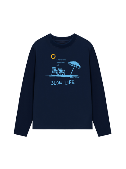 Áo Thun Dài Tay Slow Life