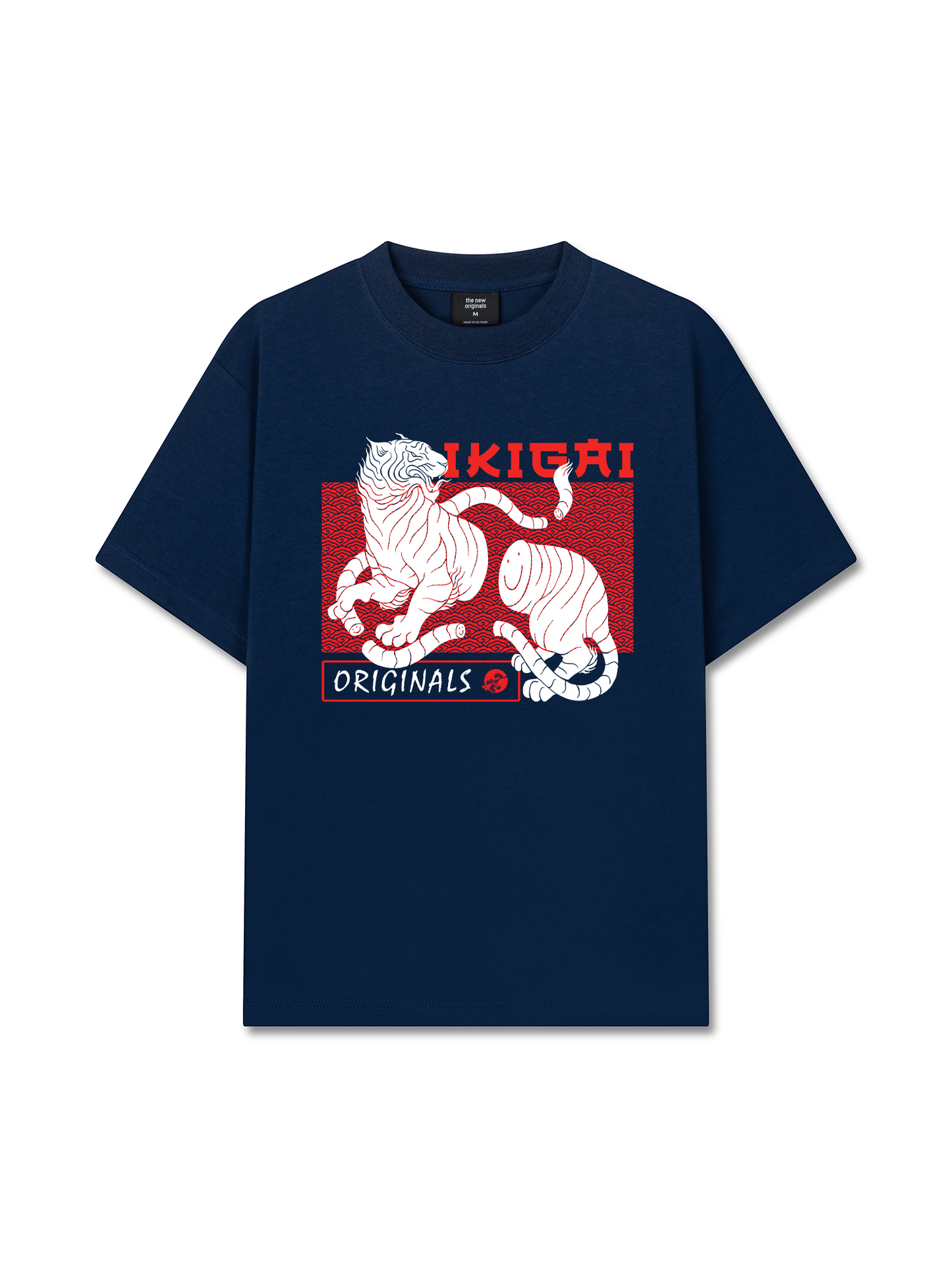 Áo Thun Relaxed Fit Japan Spirit Ikigai Tiger Originals
