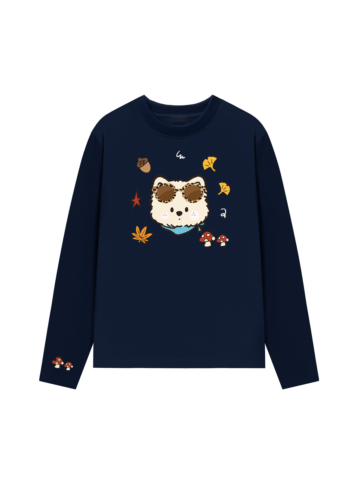 Áo Thun Dài Tay  Puppy Autumn Vibes