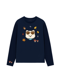 Áo Thun Dài Tay  Puppy Autumn Vibes