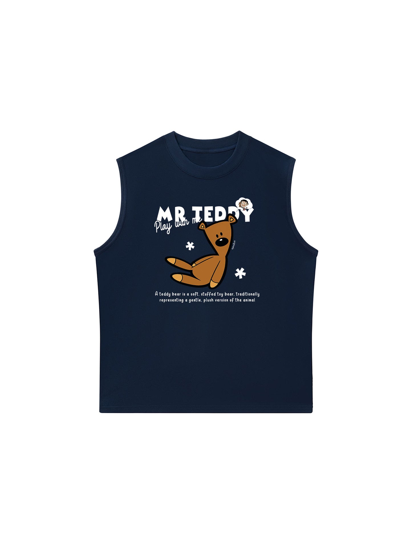 Áo Ba Lỗ Relaxed Fit Teddy Land Mr Teddy