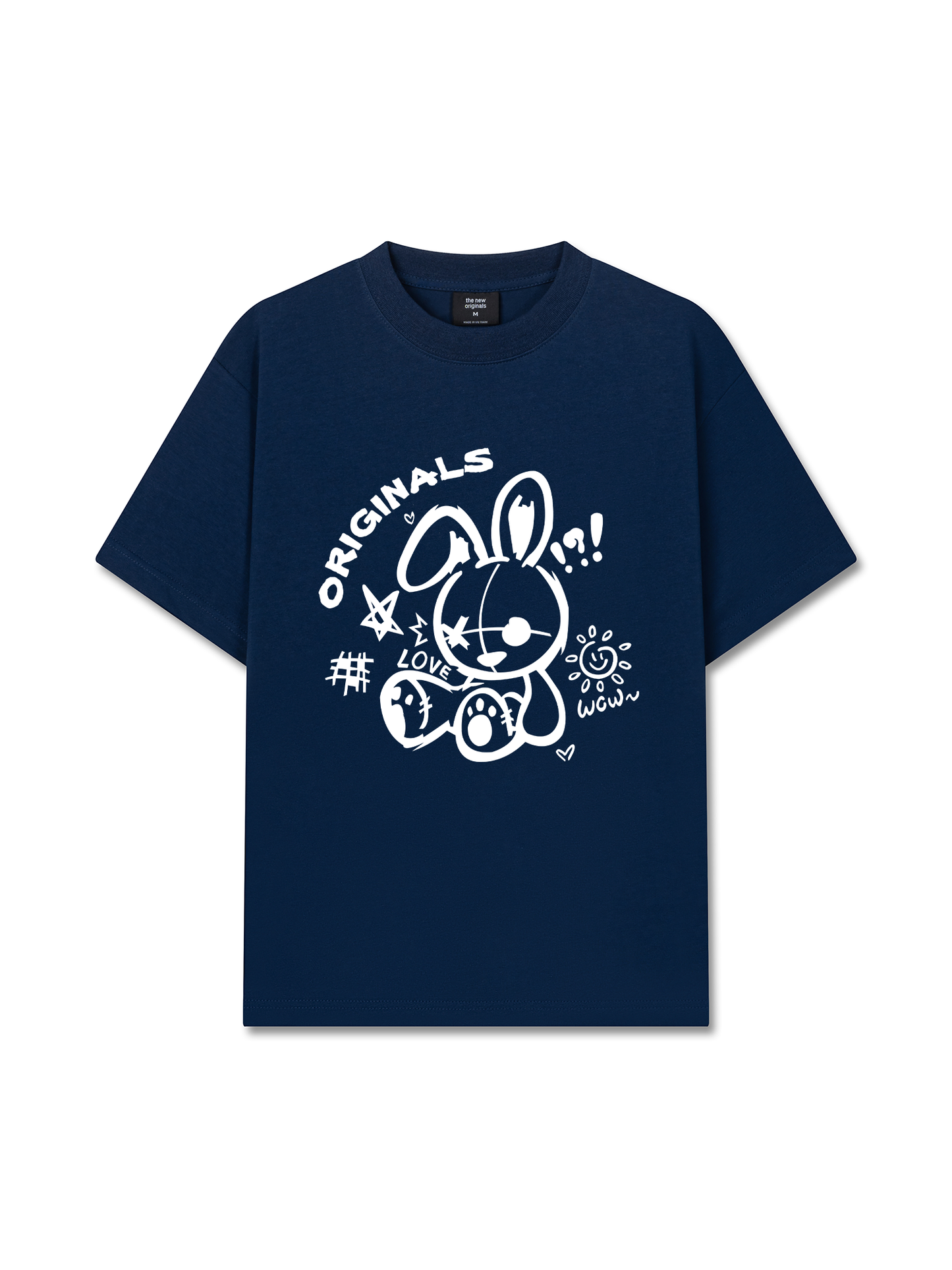 Áo Thun Relaxed Fit Black Rabbit