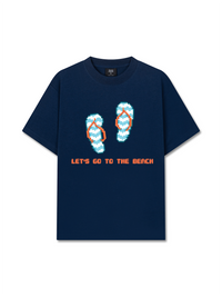 Áo Thun Relaxed Fit Summer Vibes Let's Go To The Beach