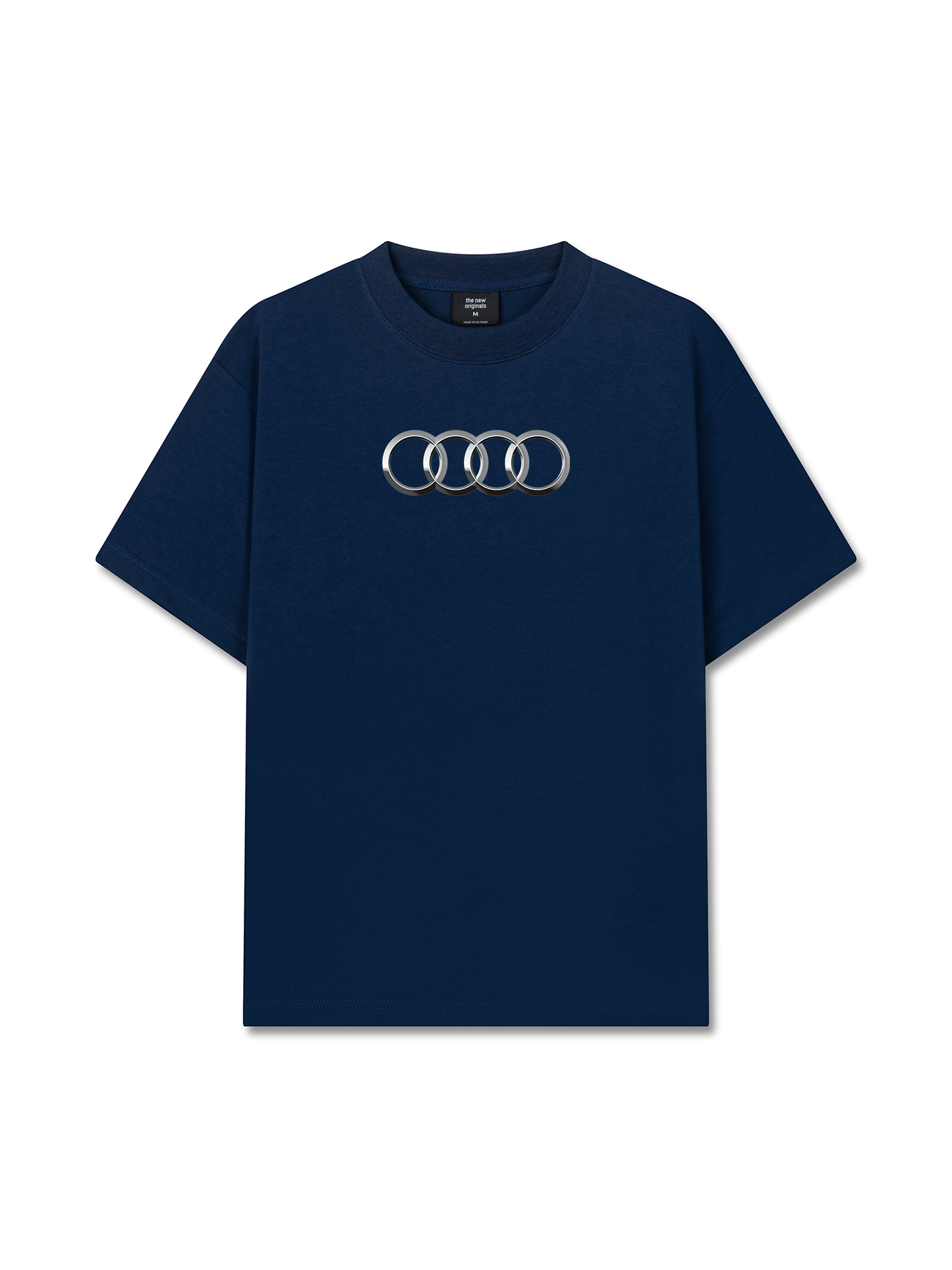 Áo Thun Relaxed Fit CAR AUDI Black & White