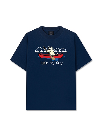 Áo Thun Relaxed Fit Go Outside Lake My Day