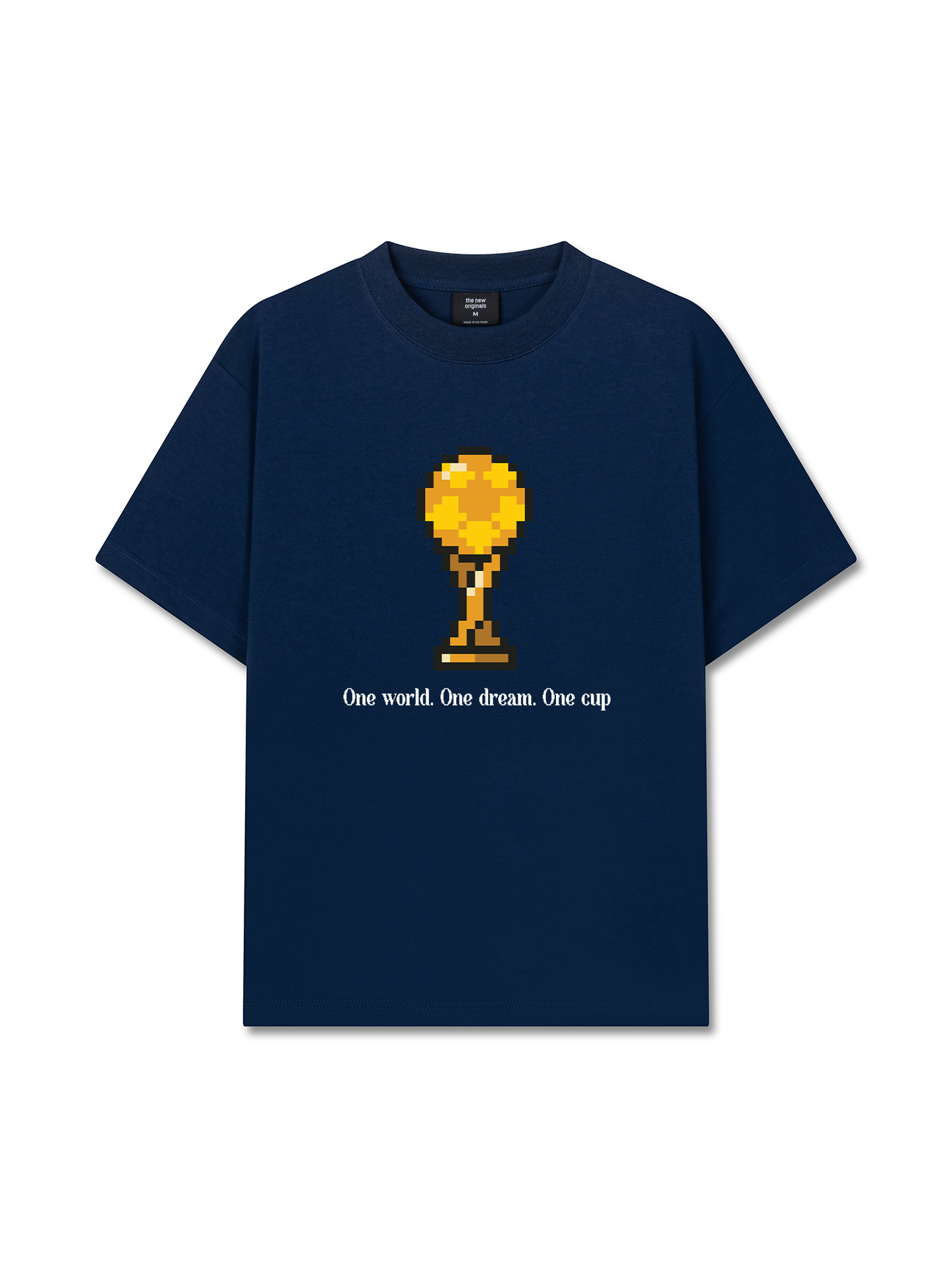 Áo Thun Relaxed Fit Pixel Universe World Cup