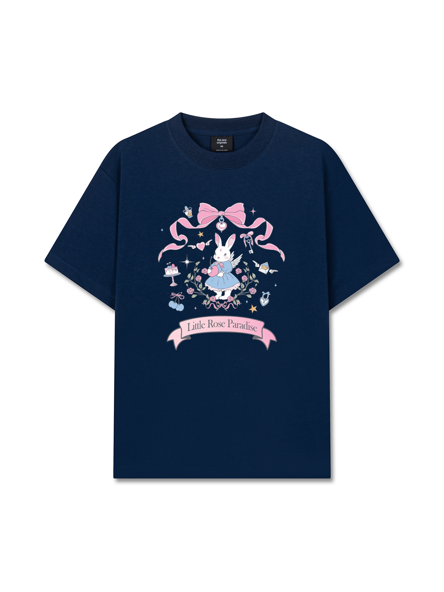 Áo Thun Relaxed Fit Daily Cuties Little Rose Paradise
