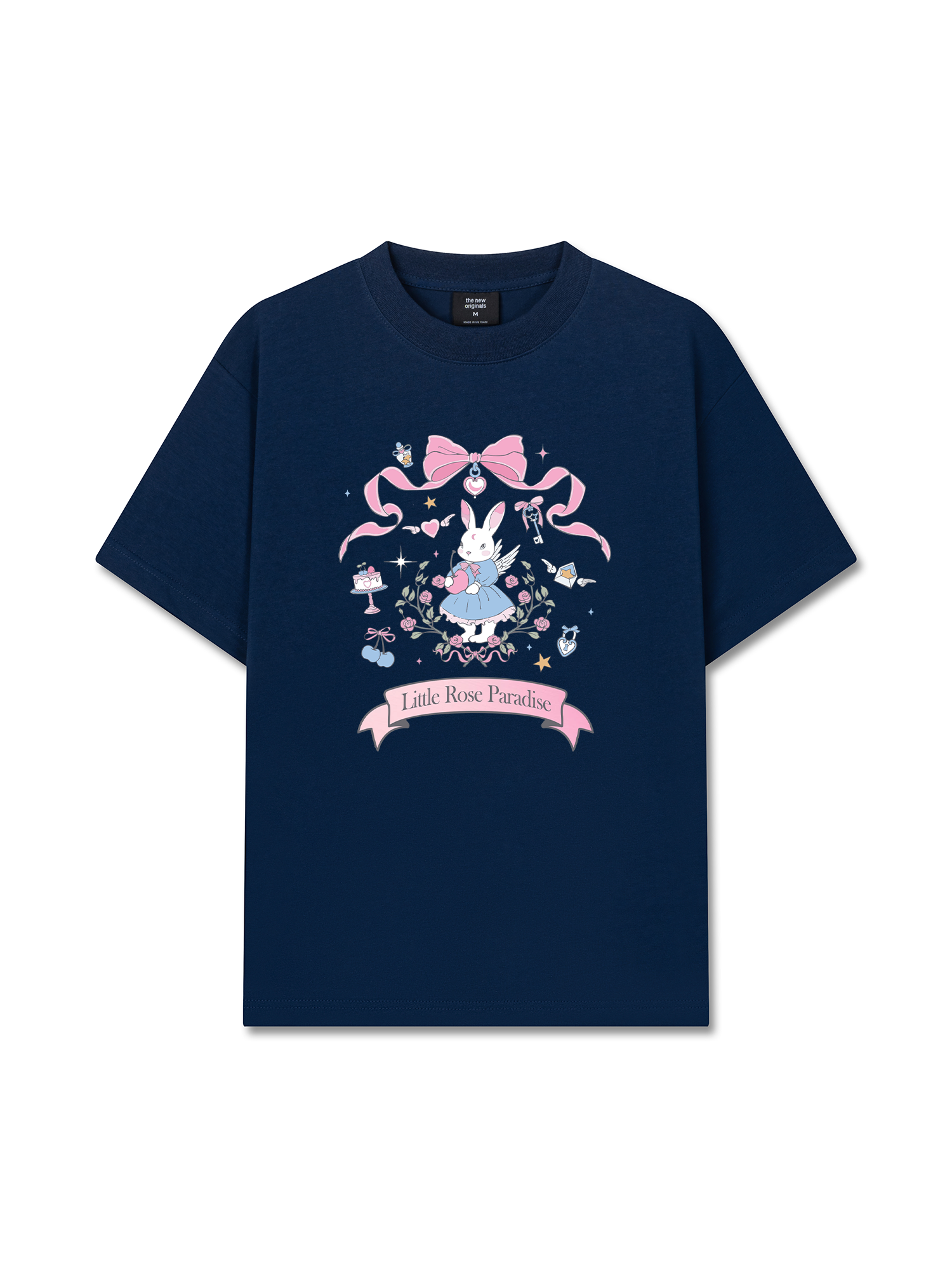 Áo Thun Relaxed Fit Daily Cuties Little Rose Paradise