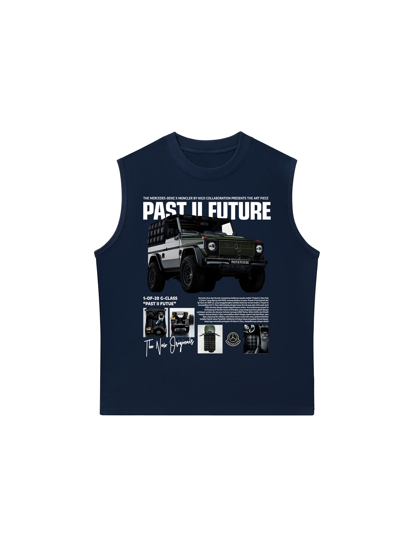 Áo Ba Lỗ Relaxed Fit CAR Past II Future