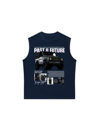 Áo Ba Lỗ Relaxed Fit CAR Past II Future