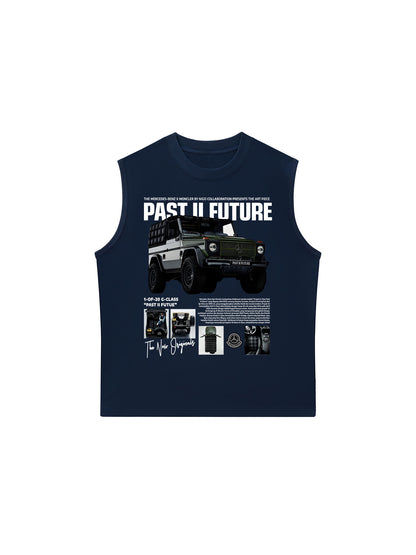 Áo Ba Lỗ Relaxed Fit CAR Past II Future