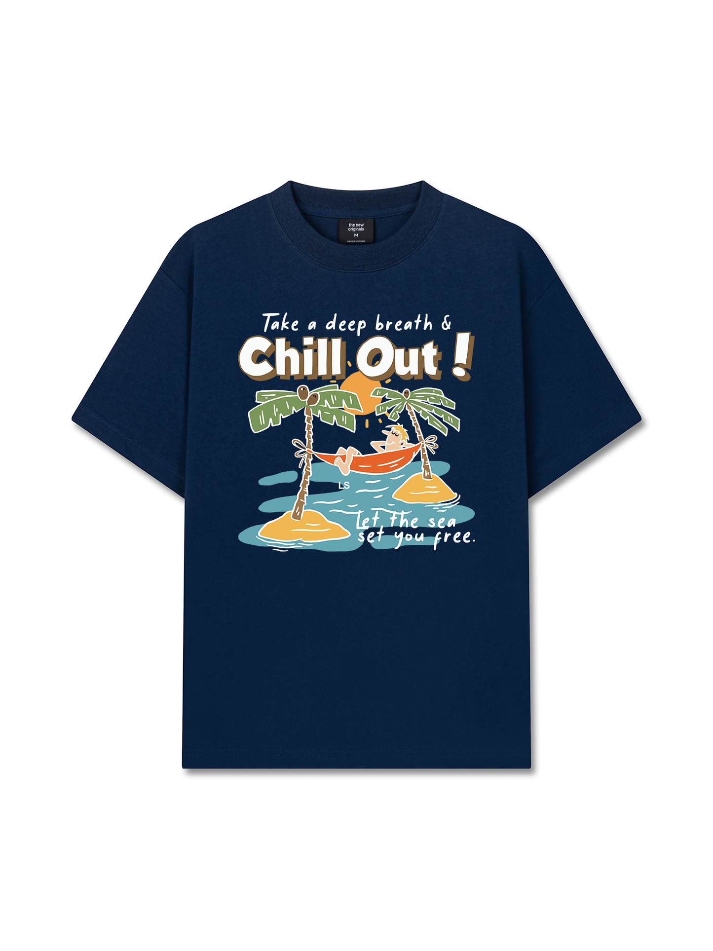 Áo Thun Relaxed Fit Summer Vibes Chill Out