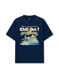 Áo Thun Relaxed Fit Summer Vibes Chill Out