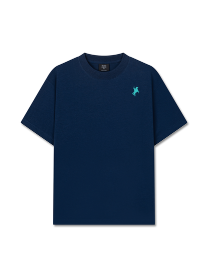 Áo Thun Relaxed Fit  Blue Tiffany Cowboy