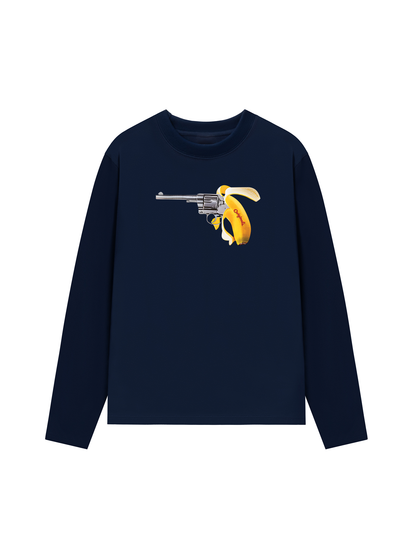 Áo Thun Dài Tay Fun Banana Gun