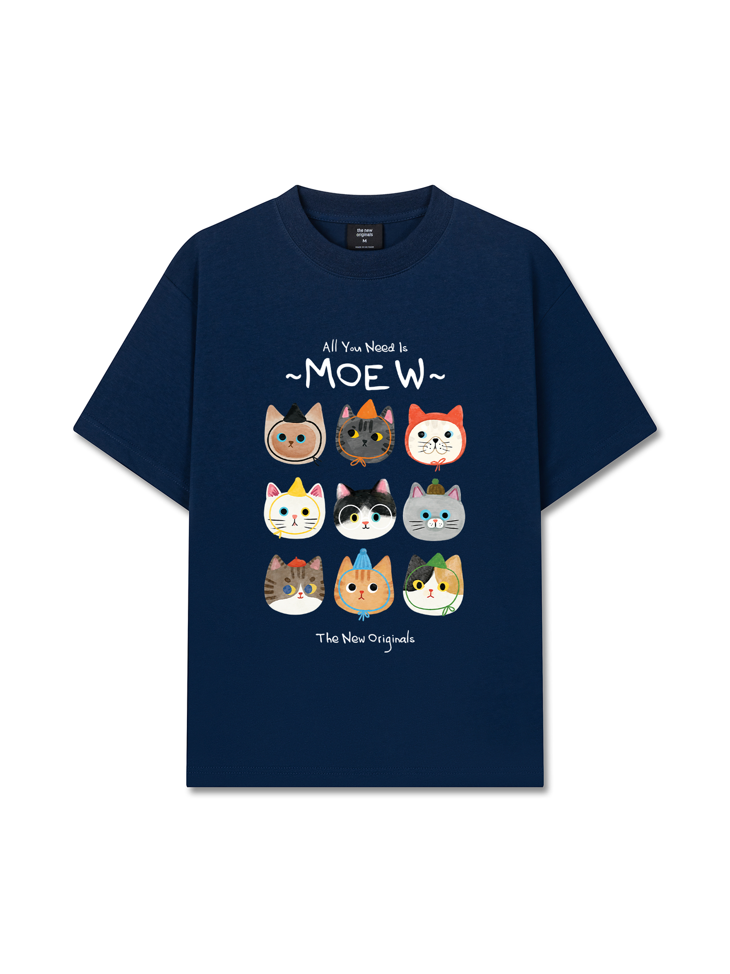 Áo Thun Relaxed Fit All You Need Is Moew
