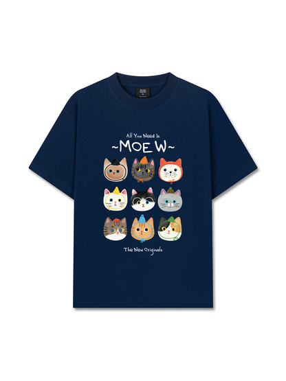 Áo Thun Relaxed Fit All You Need Is Moew
