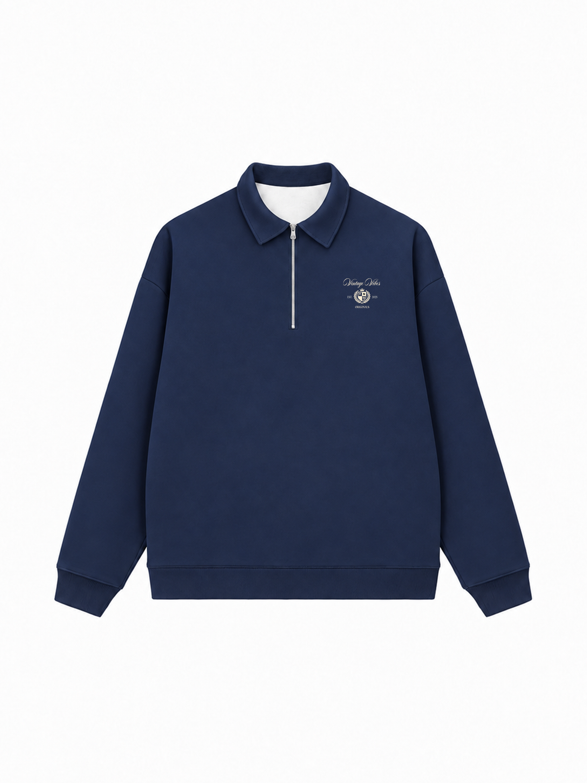 Áo Sweater Polo Nỉ Hai Da VINTAGE VIBES