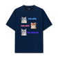 Áo Thun Relaxed Fit Daily Cuties Trio Cat