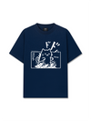 Áo Thun Relaxed Fit Japan Spirit Godzilla Meow
