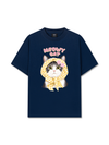 Áo Thun Relaxed Fit Meowy Cat Yellow Plaid