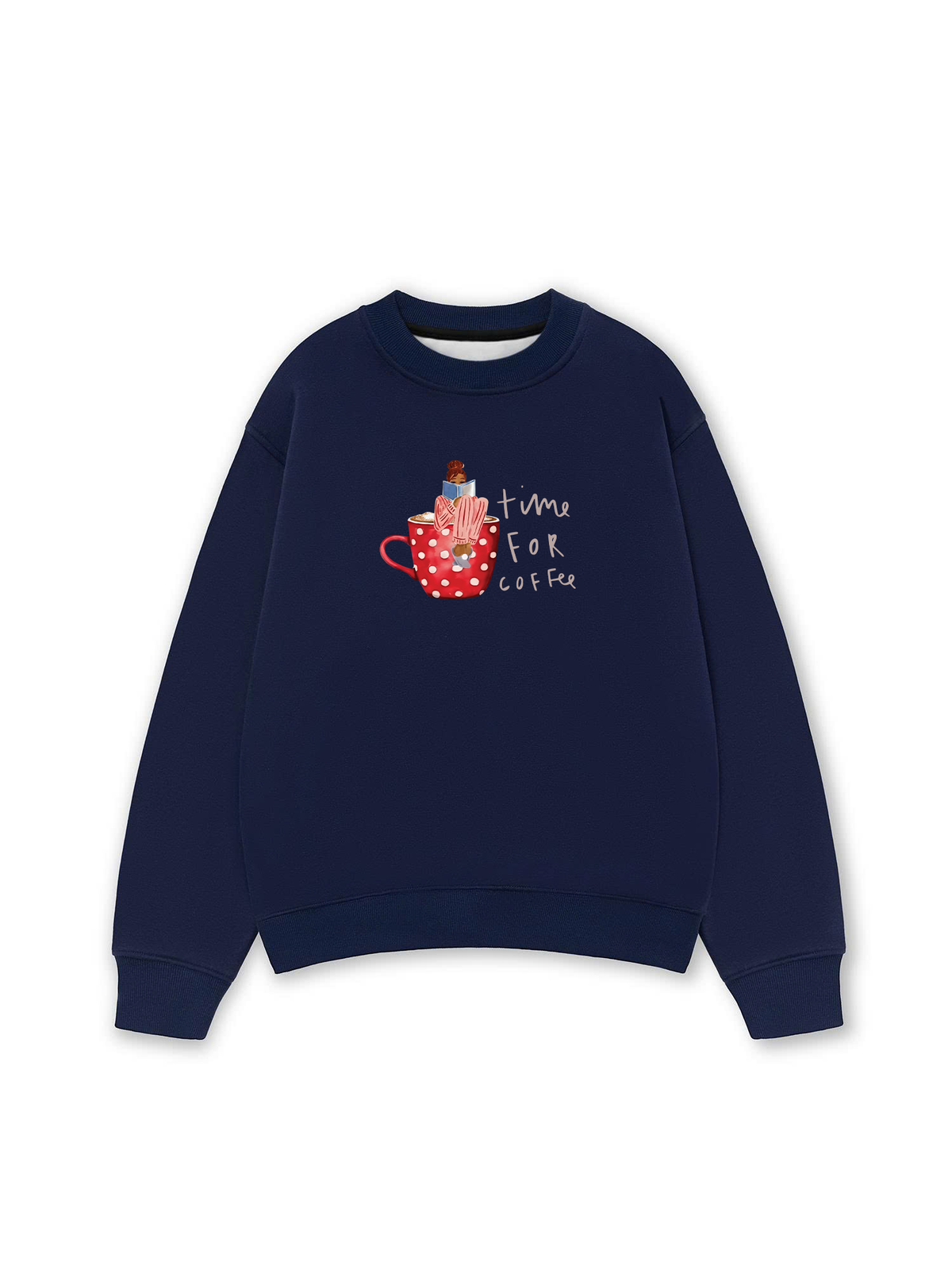 Áo Sweater Nỉ Hai Da Time For Coffee