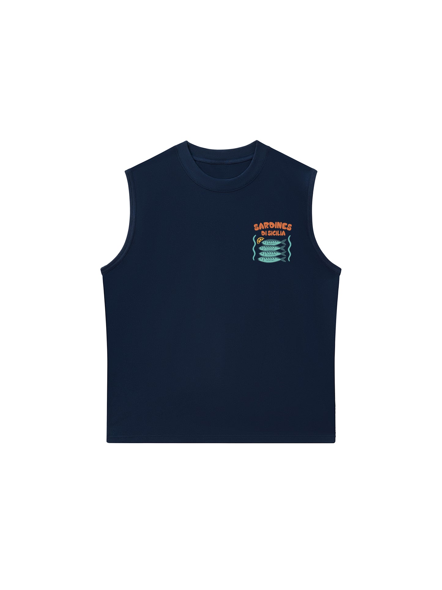 Áo Ba Lỗ Relaxed Fit Ocean Sardines