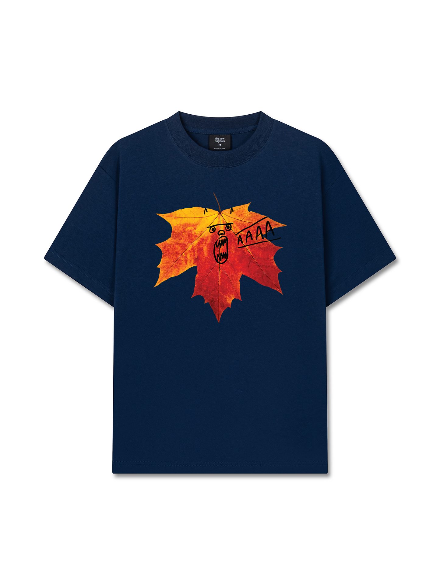 Áo Thun Relaxed Fit Autumn Vibes Maple Leaf