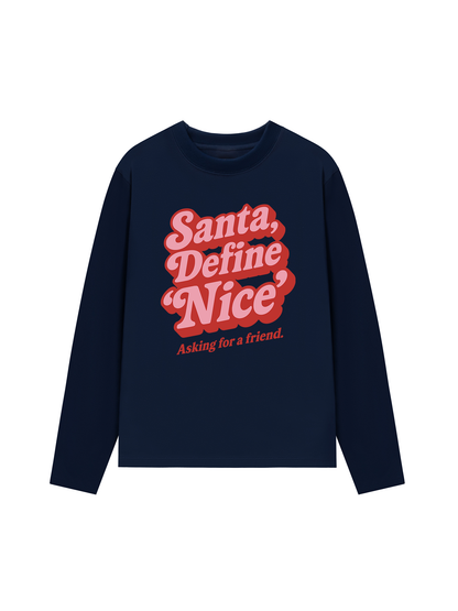 Áo Thun Dài Tay Santa Define Nice