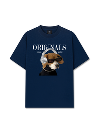 Áo Thun Relaxed Fit Animal Mood Cool Music Dog