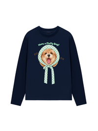 Áo Thun Dài Tay Blue Tiffany Have A Fluffy Day !