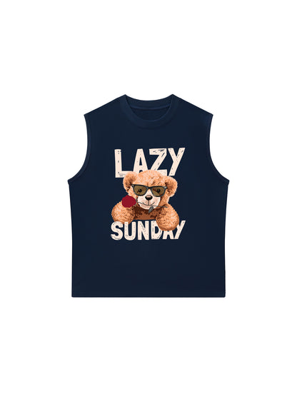 Áo Ba Lỗ Relaxed Fit Lazy Sunday
